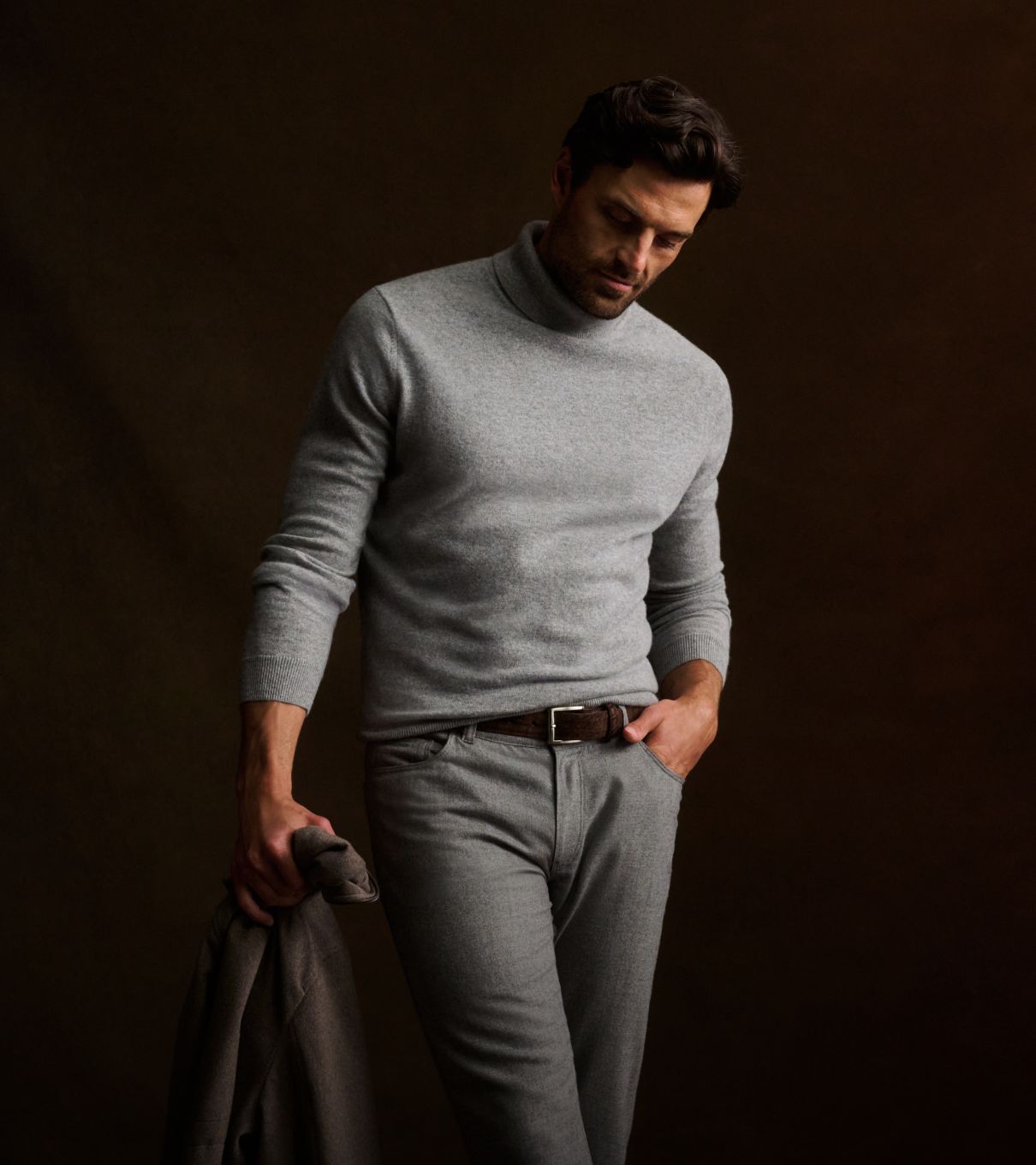 Artisan Crafted Cashmere Turtleneck Sweater